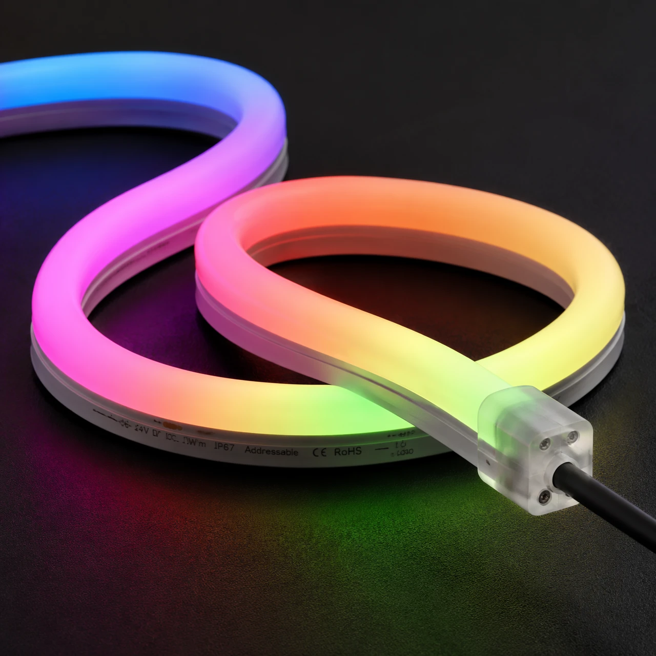 Industrial addressable silicone LED neon flex tube for smart neon sync with music Industrial addressable silicone LED neon flex tube for smart neon sync with music